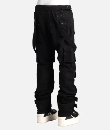 Guapi All Black Overall Baggy Denim Jeans (1)